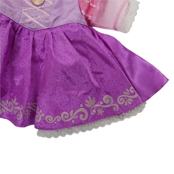 Build A Bear Workshop Disney Princess Rapunzel Tangled Gown Dress Purple Pink - Picture 5 of 11